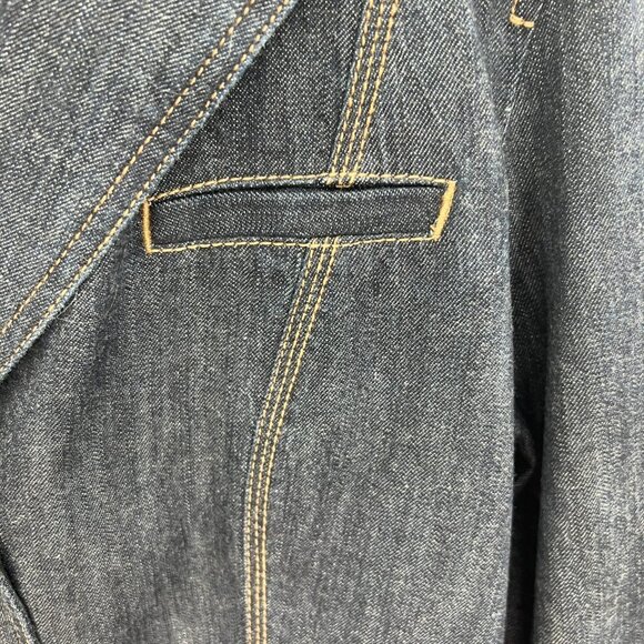 Loft Blue Jean Jacket Size 6 - Picture 3 of 10